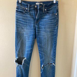 MADEWELL | 9" High Riser Skinny Skinny Crop Jeans